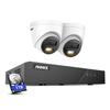 ANNKE 3K PoE Home Security Camera System, 8CH H.265+ NVR, 2pcs Outdoor Surveillance Wired Cameras, Human/Vehicle Detection, Smart Dual Light, Color Night Vision, 2.8mm Lens, Built-in Mic,1TB HDD view 1