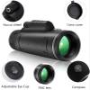 CUTPOIY 40x60 High Definition Waterproof Zoom Monocular for Adults and Adults Prism HD Zoom Monoculars Binoculars with Tripod and Phone Ad view 2
