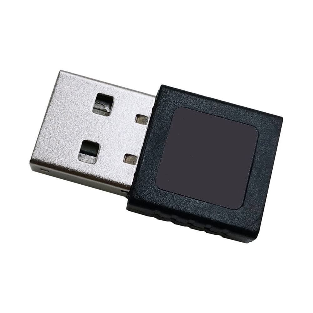 Lizusidtsy Mini USB Fingerprint Reader Module Device USB Fingerprint Reader for 10 11 Hello Biometrics Security Key, Black, 500316942