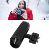 Universal Aluminum Alloy Camera Cage Handle Grip with Cold Shoe Mount, Adjustable Left Right Handgrip for Photography, 1/4 Screw, Black view 1