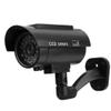 Dummy Security Camera, Solar Powered Fake Outdoor Camera Imitation Fake Security Camera with Flashing LED Light for Hotels Offices Businesses Parking Lots Libraries view 1