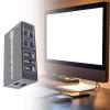 HDMIcompatible Switches KVM Shared Switcher Box 4 Port Converter 4 IN 1 Out USB Laptop Mouse Keyboard Display KVM Switches Box 4 In 1Out 4 Input Switcher Box Delivering Clear And Stable Video view 2