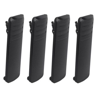 Tangxi 4 Pcs Walkie Talkie Belt Clip, Heavy Duty Portable Walkie Talkie Belt Clamp Replacement for Hytera Easy Installation