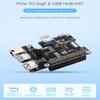 TUOPUONE PCIe to Gigabit Ethernet and USB 3.2 Gen1 HAT Compatible with Raspberry Pi 5 3X USB 3.2 Gen1 1x Gigabit Ethernet Driver-Free Plug and Play, RPi 5 PCIe HAT view 2
