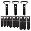 9 Pack Heavy Duty Storage Straps, and 3 Pack Carrying Strap with Handle view 1