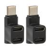 DirectNine Basics USB C Male to USB C Female Adapter, Widely Used Support 4k 60HZ 10Gbps Plug and Play USB C 3.1 90 Angle Adapter for Laptop, Generichr7naspvq6 view 1