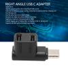 DirectNine Basics USB C Male to USB C Female Adapter, Widely Used Support 4k 60HZ 10Gbps Plug and Play USB C 3.1 90 Angle Adapter for Laptop, Generichr7naspvq6 view 3