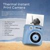 Ultimaxx Essential Instant Print Camera with 4 Games & 16X Zoom for Kids Toddler Girls Gift Bundle - Includes: 32GB SD Card, High-Speed Reader, Lanyard, Microfiber Cloth & More (9pc Bundle) (Blue) view 3