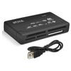 2 Pack CR-A 6-Slot All-in-One USB 2.0 Card Reader Writer Portable Plug Play Multi Card Reader/Writer Compatible with Most OS Memory Cards (not for Sony Memory Stick) Micro SD Cards,with USB Cable view 1