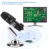 Brilluxa Digital Microscope, Professional Handheld Electronic Microscope - 1000X Magnifier with Analog AV Output and 8 LED Adjustable Observation Stand for TV, Scientific Research, Detailed Viewing view 2