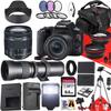 Canon EOS Rebel SL3 DSLR Camera with EF-S 18-55mm f/4-5.6 is STM and 420-800mm f/8.3 HD Telephoto Zoom Lens + 64 GB Memory + Filters + Tripod + More (36pc Bundle) (Renewed) view 1