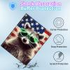 BPQOJB for iPad 9th Generation Case for iPad 8th/7th Generation Case 10.2 inch with Detachable Wireless Keyboard & 360 Degree Rotating Stand Protect Cover Acrylic Tablet Cover - American Flag Bear view 4