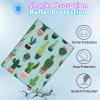 BPQOJB for iPad 9th Generation Case for iPad 8th/7th Generation Case 10.2 inch with Detachable Wireless Keyboard & 360 Degree Rotating Stand Protect Cover Acrylic Tablet Cover - Cactus Flowers view 4