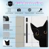 BPQOJB Galaxy Tab S9 Plus Case With Detachable Wireless Keyboard & 360 Degree Rotating Stand - 12.4 Inch Protective Cover for Samsung Tab S9 Fe Plus - Acrylic Tablet Case - Cute Black Cat view 2