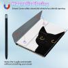 BPQOJB Galaxy Tab S9 Plus Case With Detachable Wireless Keyboard & 360 Degree Rotating Stand - 12.4 Inch Protective Cover for Samsung Tab S9 Fe Plus - Acrylic Tablet Case - Cute Black Cat view 3