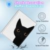 BPQOJB Galaxy Tab S9 Plus Case With Detachable Wireless Keyboard & 360 Degree Rotating Stand - 12.4 Inch Protective Cover for Samsung Tab S9 Fe Plus - Acrylic Tablet Case - Cute Black Cat view 4