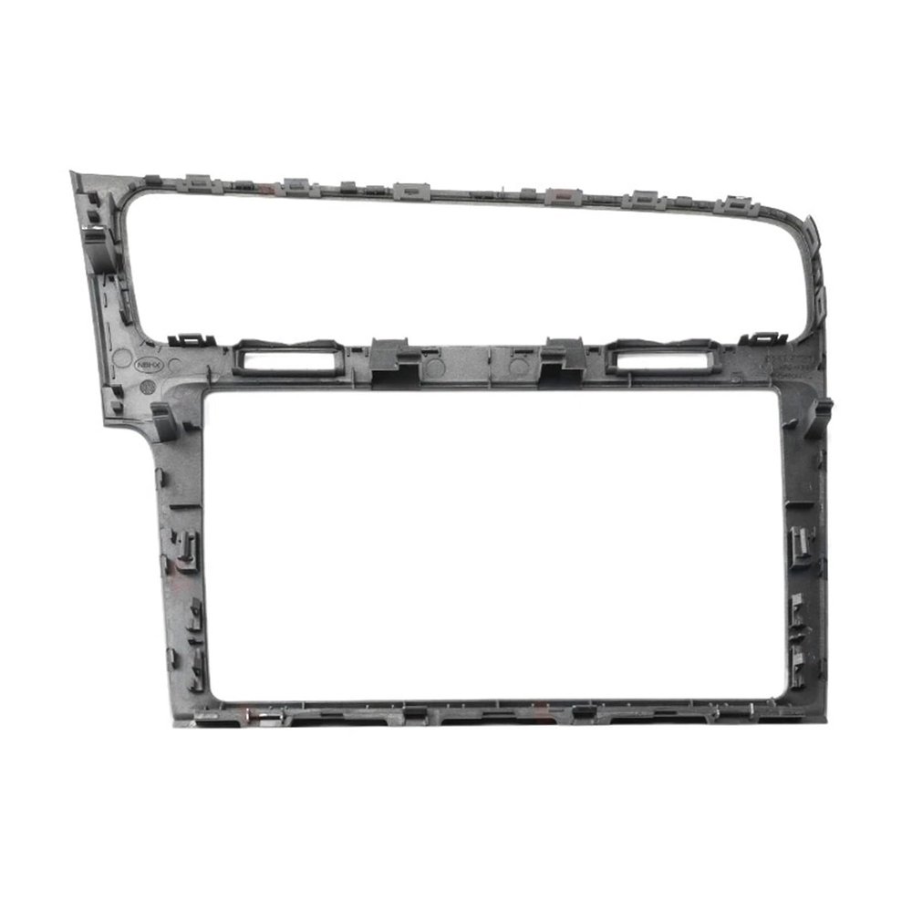 Automotive Interior Multimedia Panel Right-hand Drive MIB Radio Frame Fit For VW Fit For Golf 7 7.5 Screen Bezel 2 Radio Trim Panel 8/9 Inch Brushed Silver Car Interior Part Fashionable And Aesthetica