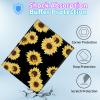 BPQOJB Galaxy Tab S9 Plus Case for Samsung Tab S9 Fe Plus Case 12.4 inch with Detachable Wireless Keyboard & 360 Degree Rotating Stand Protect Cover Acrylic Tablet Cover - Yellow Sunflowers Black view 4