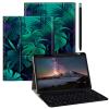 BPQOJB for iPad Pro 12.9 Case 6th/5th/4th Generation with Detachable Wireless Keyboard & 360 Degree Rotating Stand Protect Cover Acrylic Tablet Case for iPad 12.9 inch - Palm Leaves view 1