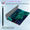 BPQOJB for iPad Pro 12.9 Case 6th/5th/4th Generation with Detachable Wireless Keyboard & 360 Degree Rotating Stand Protect Cover Acrylic Tablet Case for iPad 12.9 inch - Palm Leaves view 3