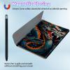 BPQOJB for iPad 10th Generation Case with Detachable Wireless Keyboard & 360 Degree Rotating Stand Protect Cover Acrylic Tablet Case for iPad 10 Gen 10.9 inch 2022 - Chinese Dragon view 3