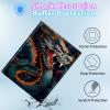 BPQOJB for iPad 10th Generation Case with Detachable Wireless Keyboard & 360 Degree Rotating Stand Protect Cover Acrylic Tablet Case for iPad 10 Gen 10.9 inch 2022 - Chinese Dragon view 4