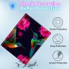 BPQOJB for iPad 10th Generation Case with Detachable Wireless Keyboard & 360 Degree Rotating Stand Protect Cover Acrylic Tablet Case for iPad 10 Gen 10.9 inch 2022 - Hummingbirds and Red Flowers view 4