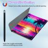 BPQOJB for iPad 10th Generation Case with Detachable Wireless Keyboard & 360 Degree Rotating Stand Protect Cover Acrylic Tablet Case for iPad 10 Gen 10.9 inch 2022 - Sunset Beach Palm Tree view 3