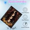 BPQOJB for iPad 10th Generation Case with Detachable Wireless Keyboard & 360 Degree Rotating Stand Protect Cover Acrylic Tablet Case for iPad 10 Gen 10.9 inch 2022 - Moon Flowers view 4