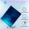 BPQOJB Galaxy Tab S9 Plus Case for Samsung Tab S9 Fe Plus Case 12.4 inch with Detachable Wireless Keyboard & 360 Degree Rotating Stand Protect Cover Acrylic Tablet Cover - Galaxy Blue Sky view 4