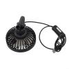 FACULX Car Fan USB Fan With Night Light for 360 Rotating Clip Fan Portable Clip Fans That Blow Cold Air, Small Cooler Mini Fan Silent, Air Vent Booster Fan for Vehicle, Van, Truck, Suv, Rv (Black) view 4