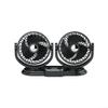 FACULX Car Fan - Dual Head USB Fan for Car, Portable Vehicle Cooling Fan - 2 Speeds, for 360 Rotation, for Car Dashboard, SUV/RV/Truck/Sedan/Cruise/Office, USB Powered(5V USB) view 1