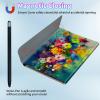 BPQOJB for iPad 9th Generation Case for iPad 8th/7th Generation Case 10.2 inch with Detachable Wireless Keyboard & 360 Degree Rotating Stand Protect Cover Acrylic Tablet Cover - Colorful Flowers view 3