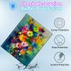BPQOJB for iPad 9th Generation Case for iPad 8th/7th Generation Case 10.2 inch with Detachable Wireless Keyboard & 360 Degree Rotating Stand Protect Cover Acrylic Tablet Cover - Colorful Flowers view 4