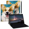 BPQOJB for iPad 9th Generation Case for iPad 8th/7th Generation Case 10.2 inch with Detachable Wireless Keyboard & 360 Degree Rotating Stand Protect Cover Acrylic Tablet Cover - Cute Dog view 1