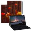 BPQOJB for iPad 9th Generation Case for iPad 8th/7th Generation Case 10.2 inch with Detachable Wireless Keyboard & 360 Degree Rotating Stand Protect Cover Acrylic Tablet Cover - Mushroom Frog view 1