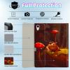 BPQOJB for iPad 9th Generation Case for iPad 8th/7th Generation Case 10.2 inch with Detachable Wireless Keyboard & 360 Degree Rotating Stand Protect Cover Acrylic Tablet Cover - Mushroom Frog view 2