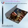 BPQOJB Galaxy Tab S9 Fe 5G Case 10.9 inch Galaxy Tab S9 Case 11 inch with Detachable Wireless Keyboard & 360 Degree Rotating Stand Protect Cover Acrylic Tablet Cover - Flag Deer view 3