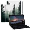 BPQOJB Galaxy Tab S9 Plus Case for Samsung Tab S9 Fe Plus Case 12.4 inch with Detachable Wireless Keyboard & 360 Degree Rotating Stand Protect Cover Acrylic Tablet Cover - Forests view 1