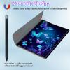 BPQOJB for iPad 10th Generation Case with Detachable Wireless Keyboard & 360 Degree Rotating Stand Protect Cover Acrylic Tablet Case for iPad 10 Gen 10.9 inch 2022 - Blue Butterfly view 3