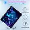 BPQOJB for iPad 10th Generation Case with Detachable Wireless Keyboard & 360 Degree Rotating Stand Protect Cover Acrylic Tablet Case for iPad 10 Gen 10.9 inch 2022 - Blue Butterfly view 4
