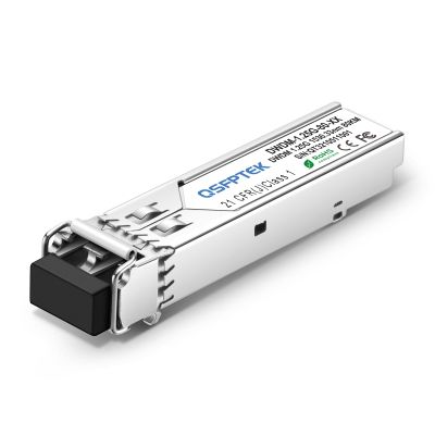 1000BASE-DWDM SFP 1535.82nm 80km Optical Transceiver Module (1535.82nm, 80km, DOM, LC, SMF) Compatible C52 DWDM-SFP-3582-80