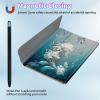 BPQOJB Galaxy Tab S9 Fe 5G Case 10.9 inch Galaxy Tab S9 Case 11 inch with Detachable Wireless Keyboard & 360 Degree Rotating Stand Protect Cover Acrylic Tablet Cover - Blue Art Butterflies view 3