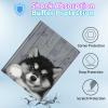 BPQOJB for iPad Pro 11 inch Case 4th/3rd/2nd Gen for iPad Air 5th/4th Gen Case with Detachable Wireless Keyboard & 360 Degree Rotating Stand Protect Cover Acrylic Tablet Cover - Wood and Cute Dog view 4