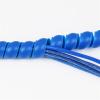 ELLANA Spiral Protector 1 Meter Winding Pipe Wiring Harness Cable Wrap Spiral Sleeve 8mm to 32mm Tube Diameter Heat Wire Pipe Sleeve Cable Sleeves Wraps Cable(Green,8mm Inside Diameter) view 4