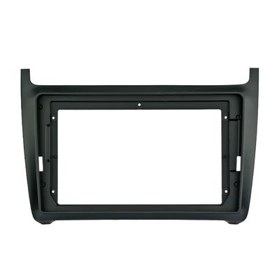 Automotive Interior Multimedia Panel 1/2Din Car DVD Only Frame Audio Fitting Adaptor Trim Panel 9 Inch Fit For VW POLO 2014+ Double Radio Player Fashionable And Aesthetically Pleasing(Frames cable can