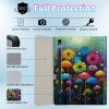 BPQOJB Galaxy Tab S9 Fe 5G Case 10.9 inch Galaxy Tab S9 Case 11 inch with Detachable Wireless Keyboard & 360 Degree Rotating Stand Protect Cover Acrylic Tablet Cover - Dandelion view 2