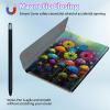 BPQOJB Galaxy Tab S9 Fe 5G Case 10.9 inch Galaxy Tab S9 Case 11 inch with Detachable Wireless Keyboard & 360 Degree Rotating Stand Protect Cover Acrylic Tablet Cover - Dandelion view 3
