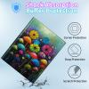 BPQOJB Galaxy Tab S9 Fe 5G Case 10.9 inch Galaxy Tab S9 Case 11 inch with Detachable Wireless Keyboard & 360 Degree Rotating Stand Protect Cover Acrylic Tablet Cover - Dandelion view 4