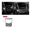 Automotive Interior Multimedia Panel Fit For Cadillac ATS 2013-2019 Accessories Car Carbon fiber pattern Pattern Interior Navigate Central Control Radio Panel Trim Sticker Fashionable And Aestheticall view 2